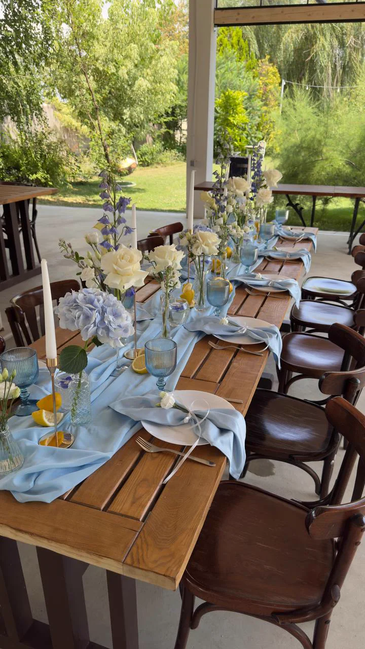 Event décor with flowers