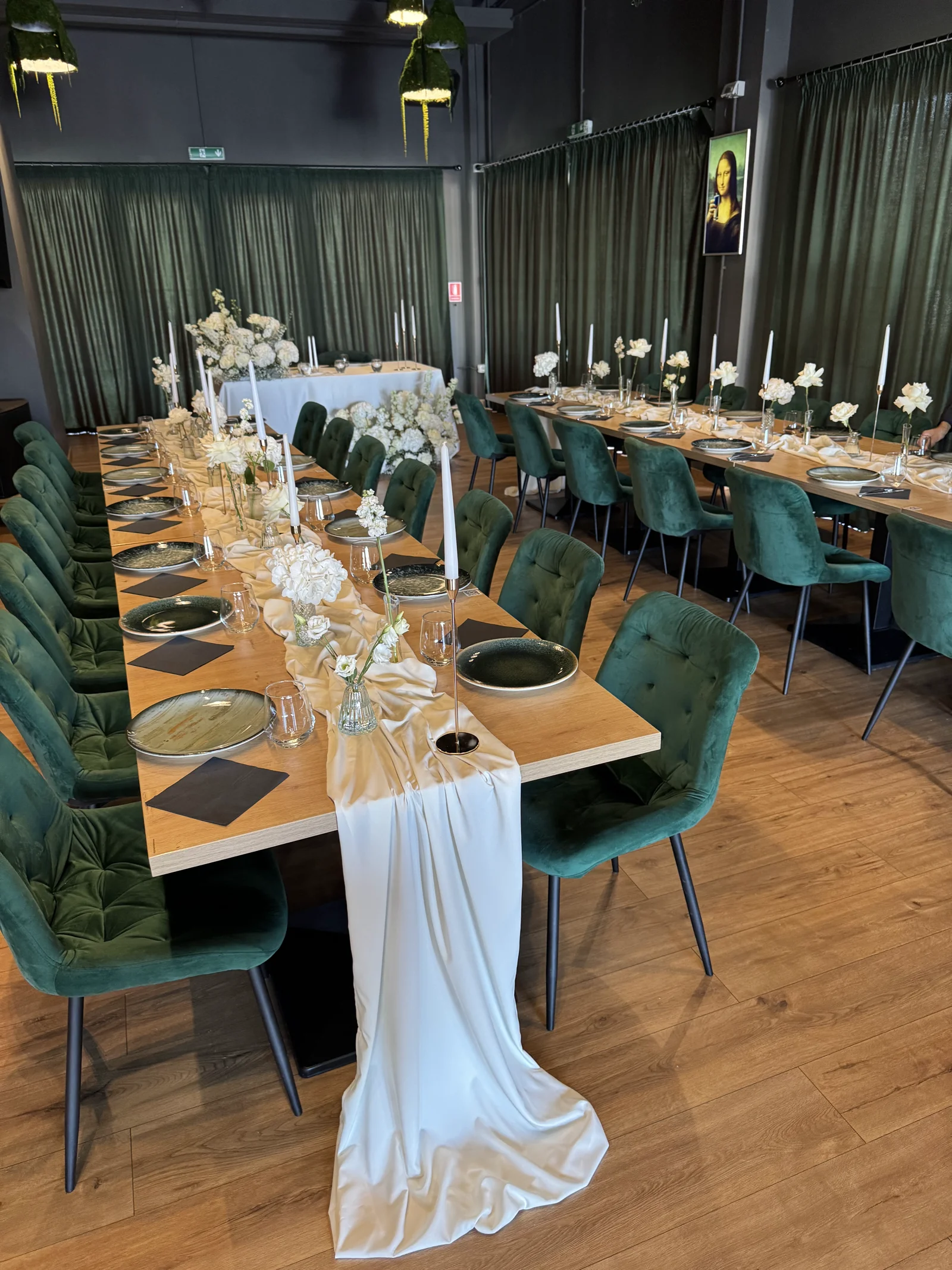Wedding floral styling